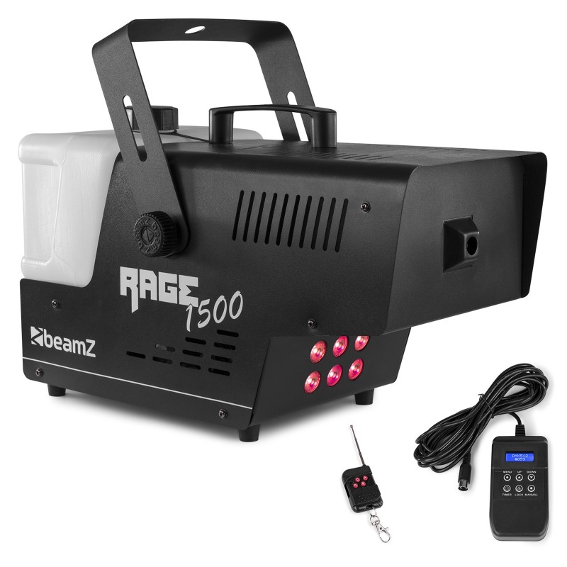 RAGE 1500LED MAQUINA DE HUMO CON TEMPORIZADOR