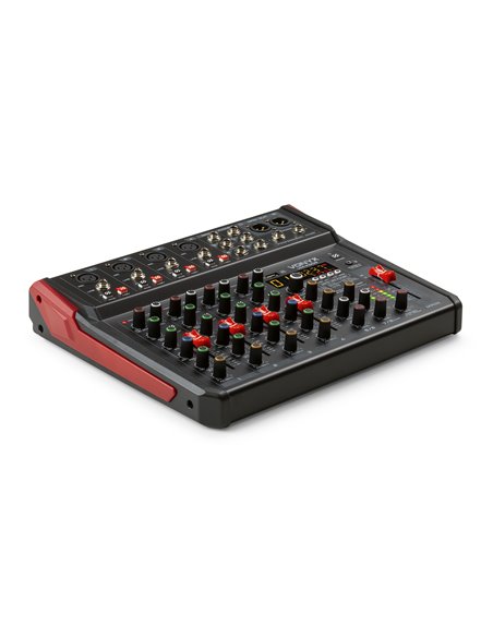 VM-KG08 MEZCLADOR PARA MÚSICA 8 CANALES BT/DSP/USB GRABACIÓN