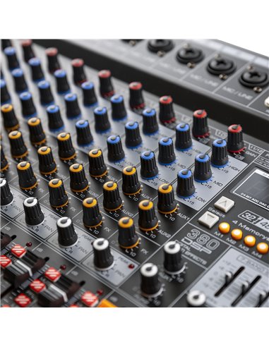 PDM-T1204 MEZCLADOR DE DIRECTO 12 CANALES DSP/MP3