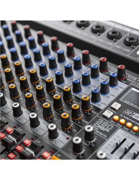 PDM-T1204 MEZCLADOR DE DIRECTO 12 CANALES DSP/MP3