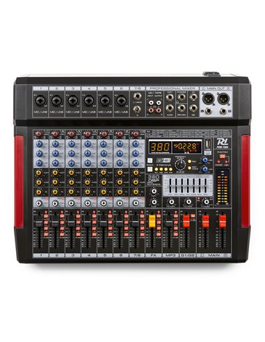 PDM-T804 MEZCLADOR DE DIRECTO 8 CANALES DSP/MP3