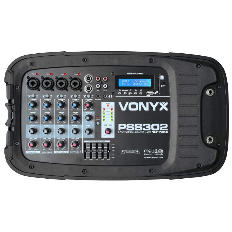 PSS302 SET PORTATIL 10" SD/USB/MP3/BT CON TRIPODE