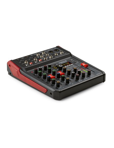 VM-KG06 MEZCLADOR PARA MÚSICA 6 CANALES BT/DSP/USB GRABACIÓN