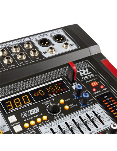 PDM-T604 MEZCLADOR DE DIRECTO 6 CANALES DSP/MP3