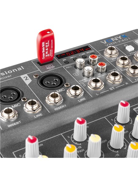 VMM-F401 MEZCLADOR DIRECTO 4 CANALES