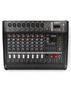 AM8A MEZCLADOR DE 8 CANALES CON AMPLIFICADOR DSP/BT/SD/USB/MP3