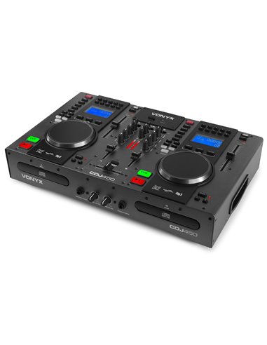 CDJ450 DOBLE REPRODUCTOR MEZCLADOR SOBREMESA CD/MP3/USB CON BT