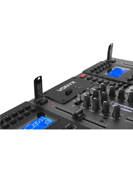 CDJ450 DOBLE REPRODUCTOR MEZCLADOR SOBREMESA CD/MP3/USB CON BT