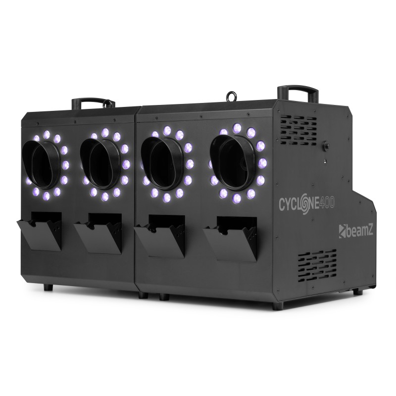 CYCLONE400 MÁQUINA DE HUMO Y BURBUJAS CON LED RGBW