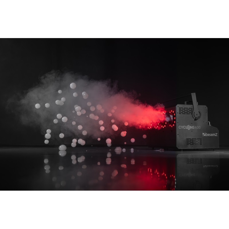 CYCLONE400 MÁQUINA DE HUMO Y BURBUJAS CON LED RGBW