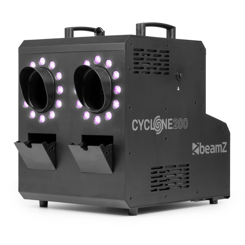 CYCLONE200 MÁQUINA DE HUMO Y BURBUJAS CON LED RGBW