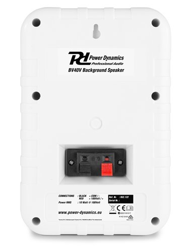 BV40B CONJUNTO DE ALTAVOCES DE AMBIENTE BLANCO 4" 100V