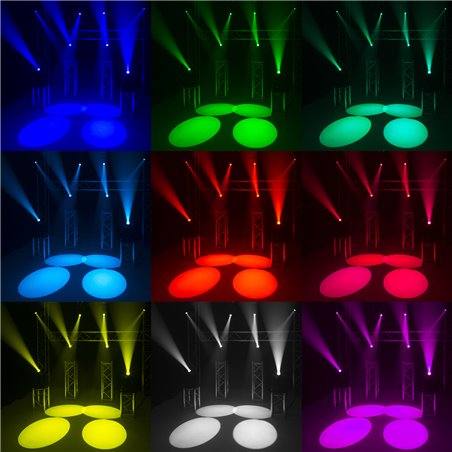 IGNITE180S CABEZA MOVIL SPOT LED 2PCS EN FLIGHTCASE