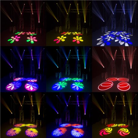 IGNITE180S CABEZA MOVIL SPOT LED 2PCS EN FLIGHTCASE