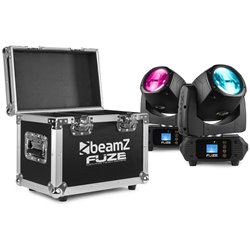 FUZE75B SET 2 PCS CABEZA MOVIL LED EN FLIGHTCASE 2