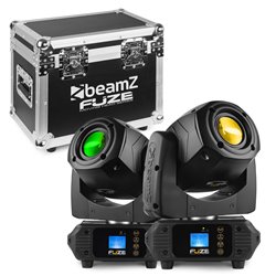 FUZE75S SET 2 PCS CABEZA MOVIL SPOT LED EN FLIGHTCASE