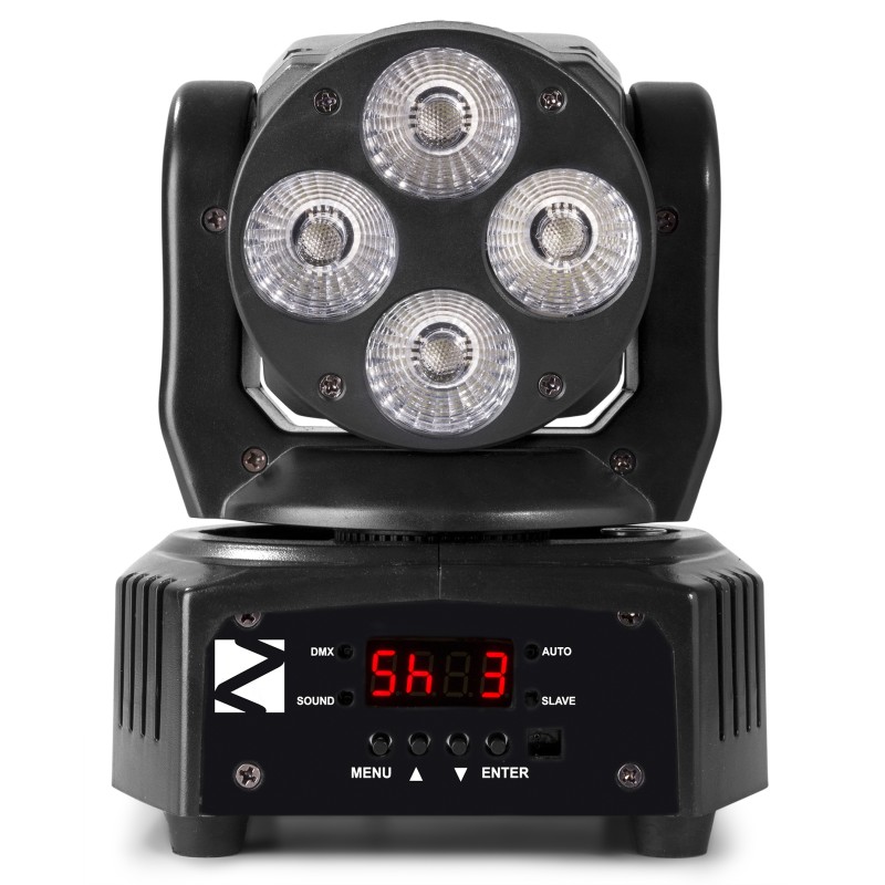 MHL36 LED WASH CABEZA MOVIL 4X 9W SET DE 2 PIEZAS EN BOLSA