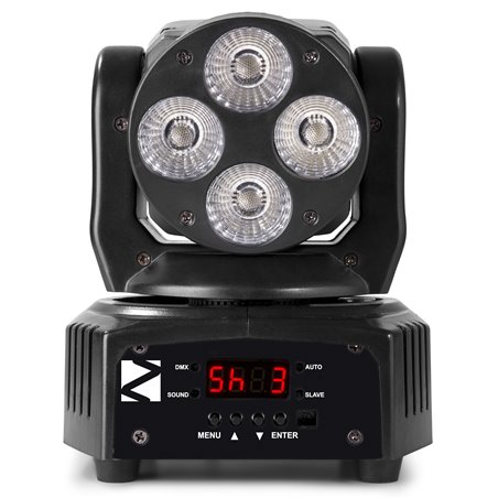 MHL36 LED WASH CABEZA MOVIL 4X 9W SET DE 2 PIEZAS EN BOLSA