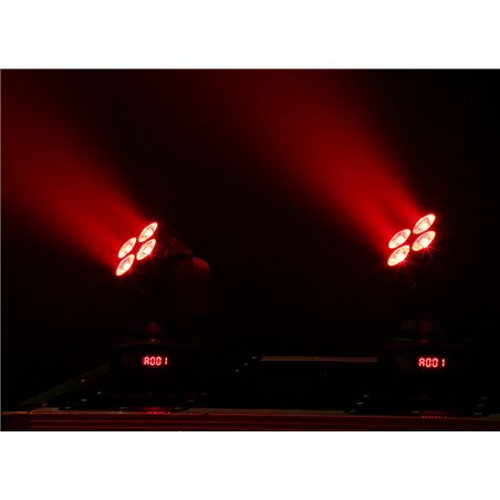 MHL36 LED WASH CABEZA MOVIL 4X 9W SET DE 2 PIEZAS EN BOLSA