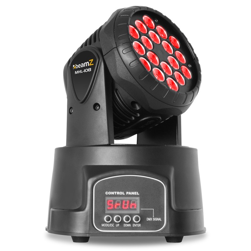 MHL108MK4 LED WASH CABEZA MOVIL 18X 3W