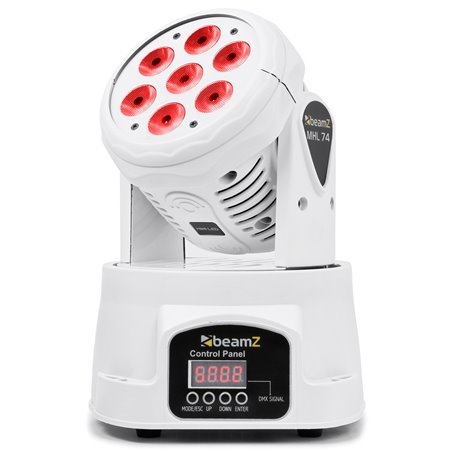MHL74 LED WASH CABEZA MOVIL 7X 10W BIANCO
