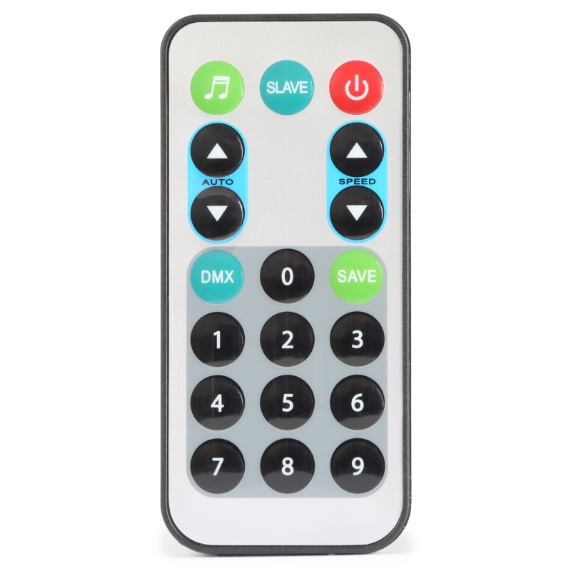 SURTUR II DOBLE LASER RG GOBO DMX IRC LED 3W AZUL