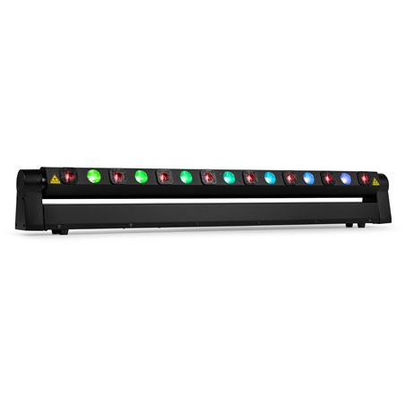 BARRA MÓVIL HYADEN CON 7 LED Y 8 RAYOS LÁSER