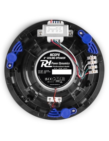 NCSP8 ALTAVOZ DE TECHO DE BAJO PERFIL 100V 8" BLANCO