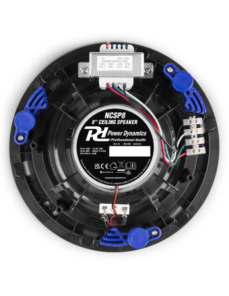 NCSP8 ALTAVOZ DE TECHO DE BAJO PERFIL 100V 8" BLANCO