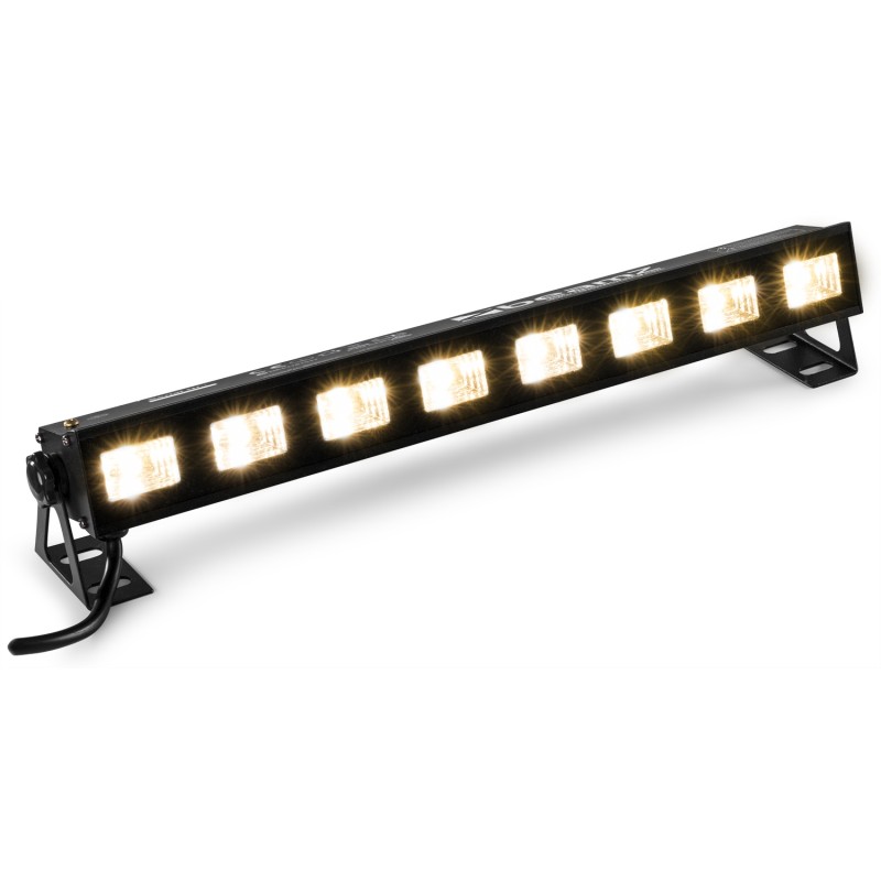 BUVW83 BARRA LED 8X 3W UV/BLANCO 2-EN-1