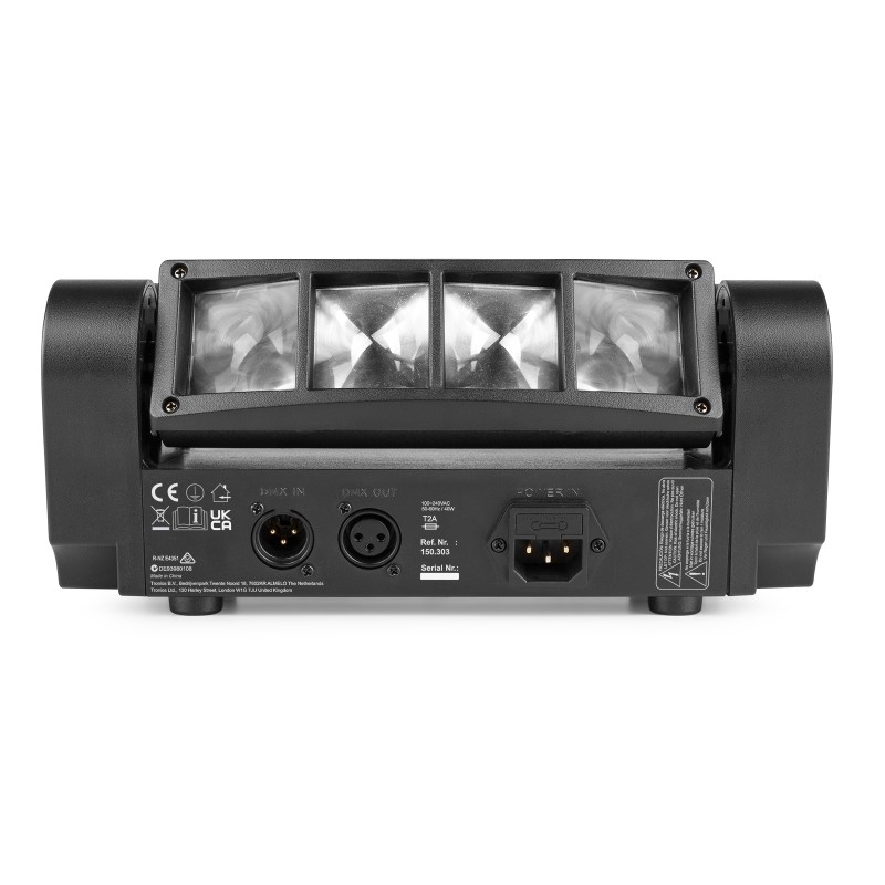 MHL820 DOBLE HELIX 8X 3W RGBW LEDS DMX