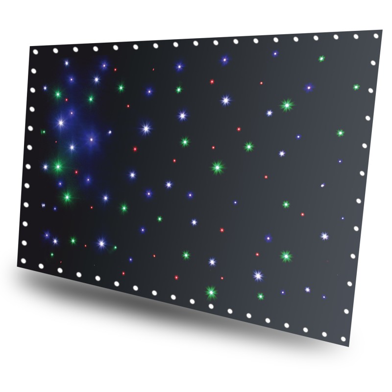 SPW96 CORTINA DE ESTRELLAS LED96 COLOR 3X 2M CON CONTROLADOR