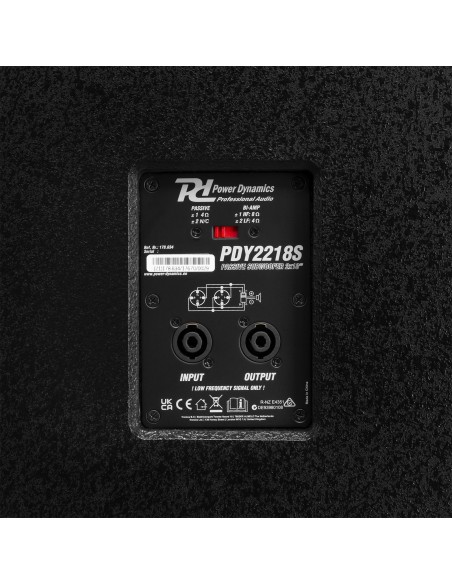 PDY2218S SUBWOOFER PASIVO 2X 18” 2000W