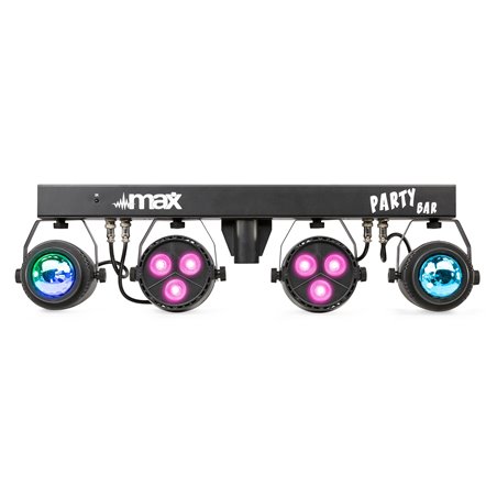PARTYBAR1 CON 2 FOCOS PAR + 2 JELLYMOON RGBW