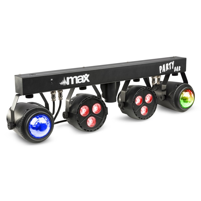 PARTYBAR1 CON 2 FOCOS PAR + 2 JELLYMOON RGBW