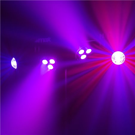 PARTYBAR1 CON 2 FOCOS PAR + 2 JELLYMOON RGBW