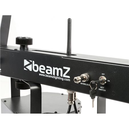SHOWBAR CON 2X FOCO PAR, 2X BUTTERFLY Y LASER R/G DMX IRC
