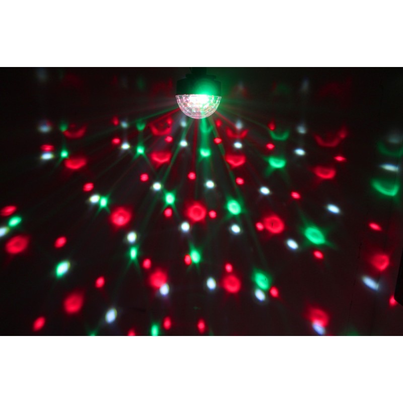 MAGIC JELLY DJ BALL ACTIVADA POR SONIDO 6X 1W LED