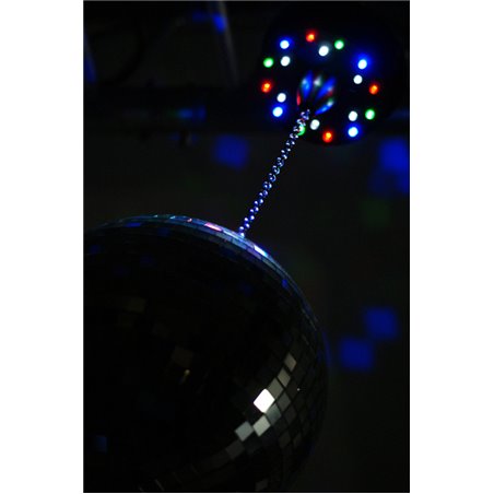 MBW18LED MOTOR PARA BOLAS DE ESPEJOS CON BATERIA CON 18 LEDS