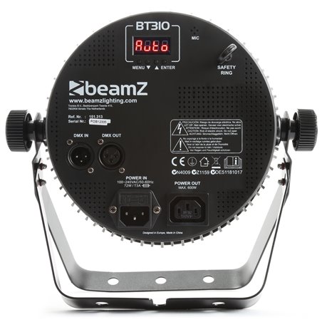 BT310 FOCO PLANO PAR LED 12X 6W 4-EN-1