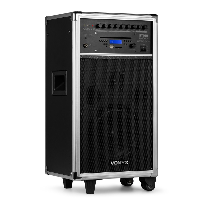 ST100 MK2 SISTEMA PORTATIL 8" BT/CD/MP3/UHF