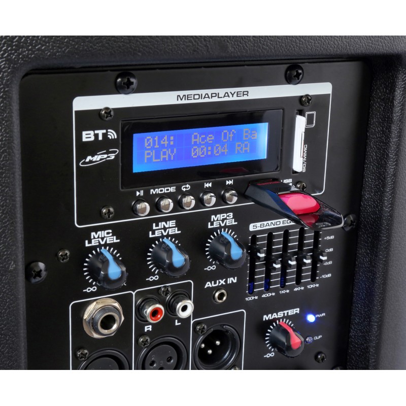 SPX-PA9210 SISTEMA PORTATIL DE SONIDO ABS 2X10"