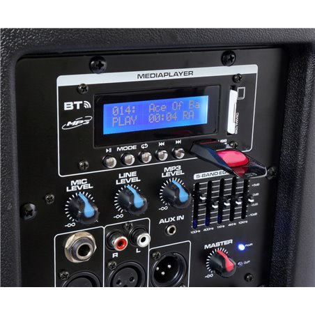 SPX-PA9210 SISTEMA PORTATIL DE SONIDO ABS 2X10"