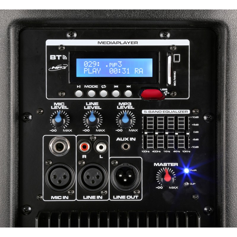 SPX-PA9210 SISTEMA PORTATIL DE SONIDO ABS 2X10"