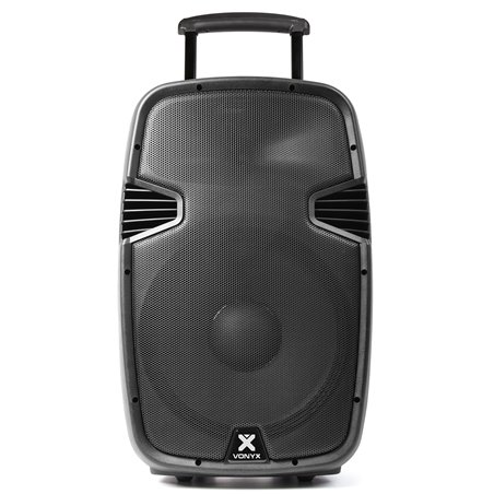 SPJ-PA915 BAFLE MOVIL ACTIVO ABS 15" 2 MICROS UHF/USB/MP3