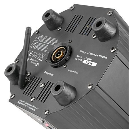 BBP60 CONJUNTO FOCOS, 6PCS EN FLIGHTCASE CON CARGADOR