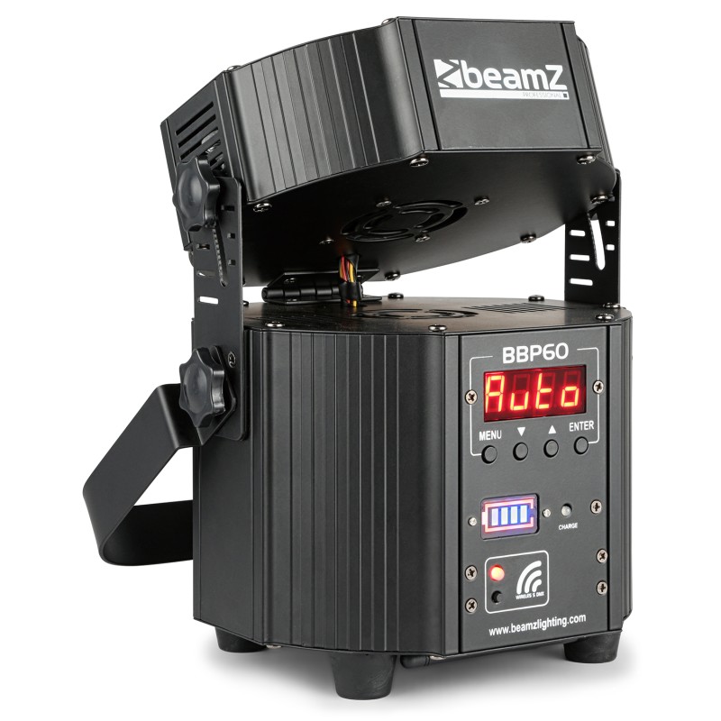 BBP60 CONJUNTO FOCOS, 6PCS EN FLIGHTCASE CON CARGADOR