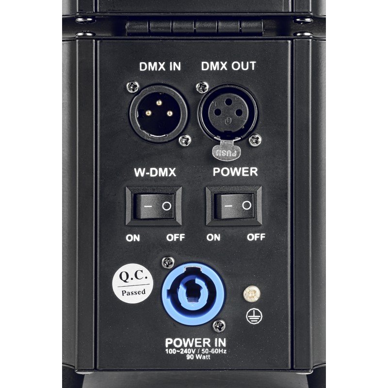 BBP60 CONJUNTO FOCOS, 6PCS EN FLIGHTCASE CON CARGADOR