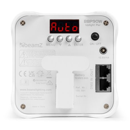 BBP90W FOCO UPLIGHT A BATERÍA 4X 4W BLANCO