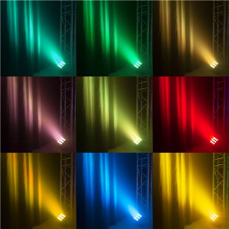 STARCOLOR75 BAÑO DE COLOR 9X 8W RGBA EXTERIOR